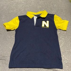 Little boy’s Nautica Polo Shirt Size 5